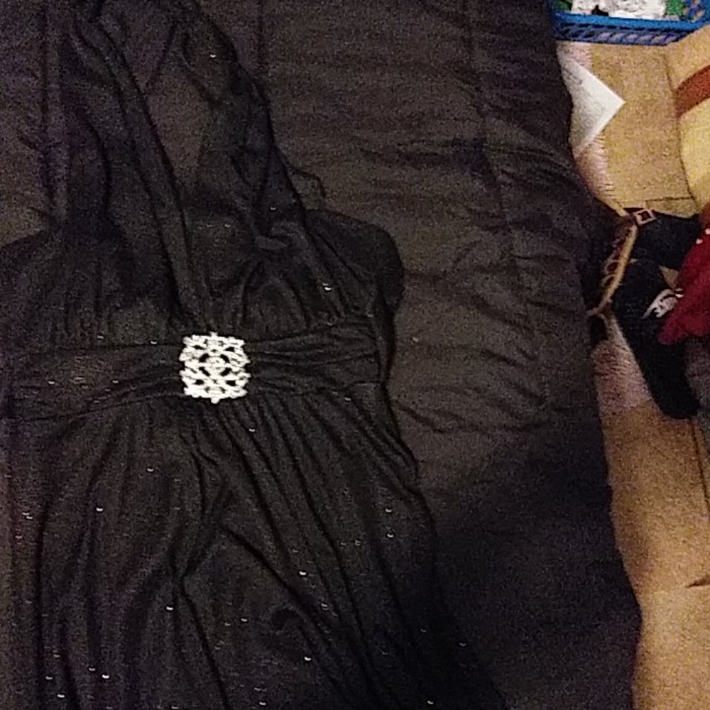 Specklers black glittery sext prom/dinner dress